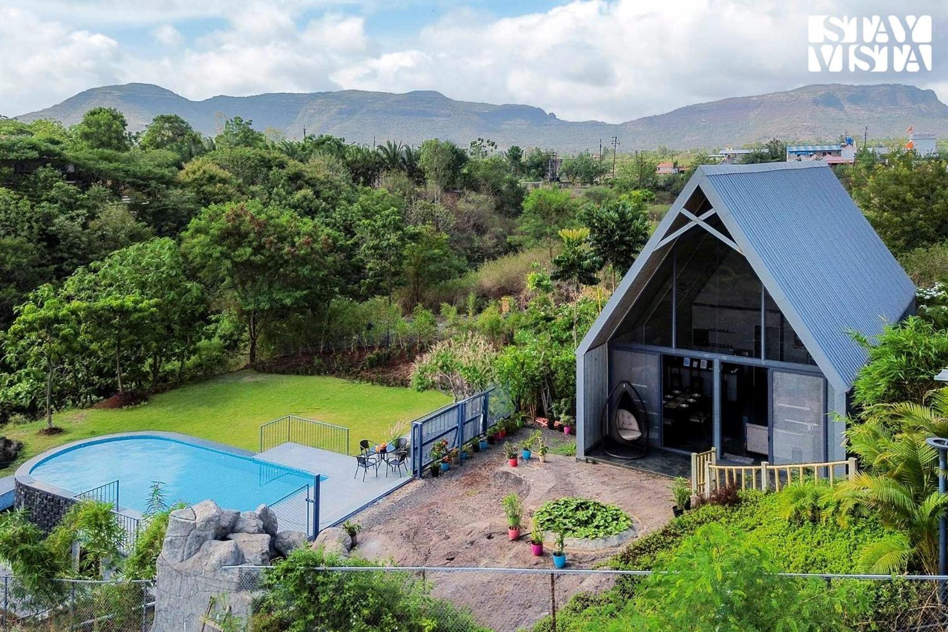 Stayvista'S Celeste Villa - Hill-View Retreat With Infinity Pool ناسيك المظهر الخارجي الصورة