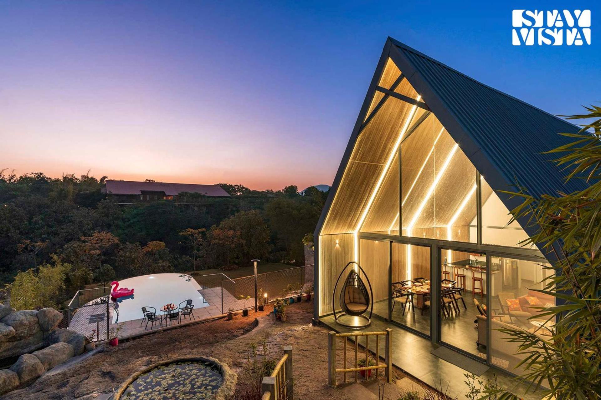 Stayvista'S Celeste Villa - Hill-View Retreat With Infinity Pool ناسيك المظهر الخارجي الصورة